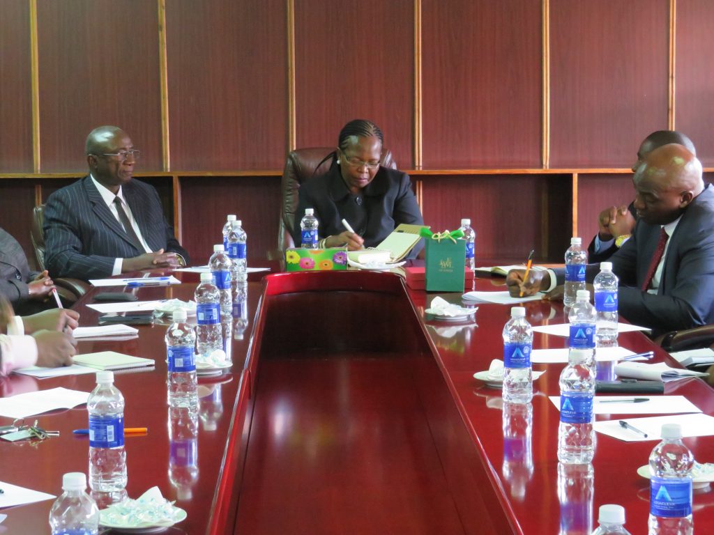 The newly elected Council of the Law Association of Zambia Pays a ...